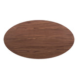 Narvik Walnut/Beige Mid-Century Dining Room Set from Furniture of America - Luna Furniture
