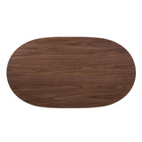 Uzwil Walnut 7 Pc Dining Table Set from Furniture of America - Luna Furniture