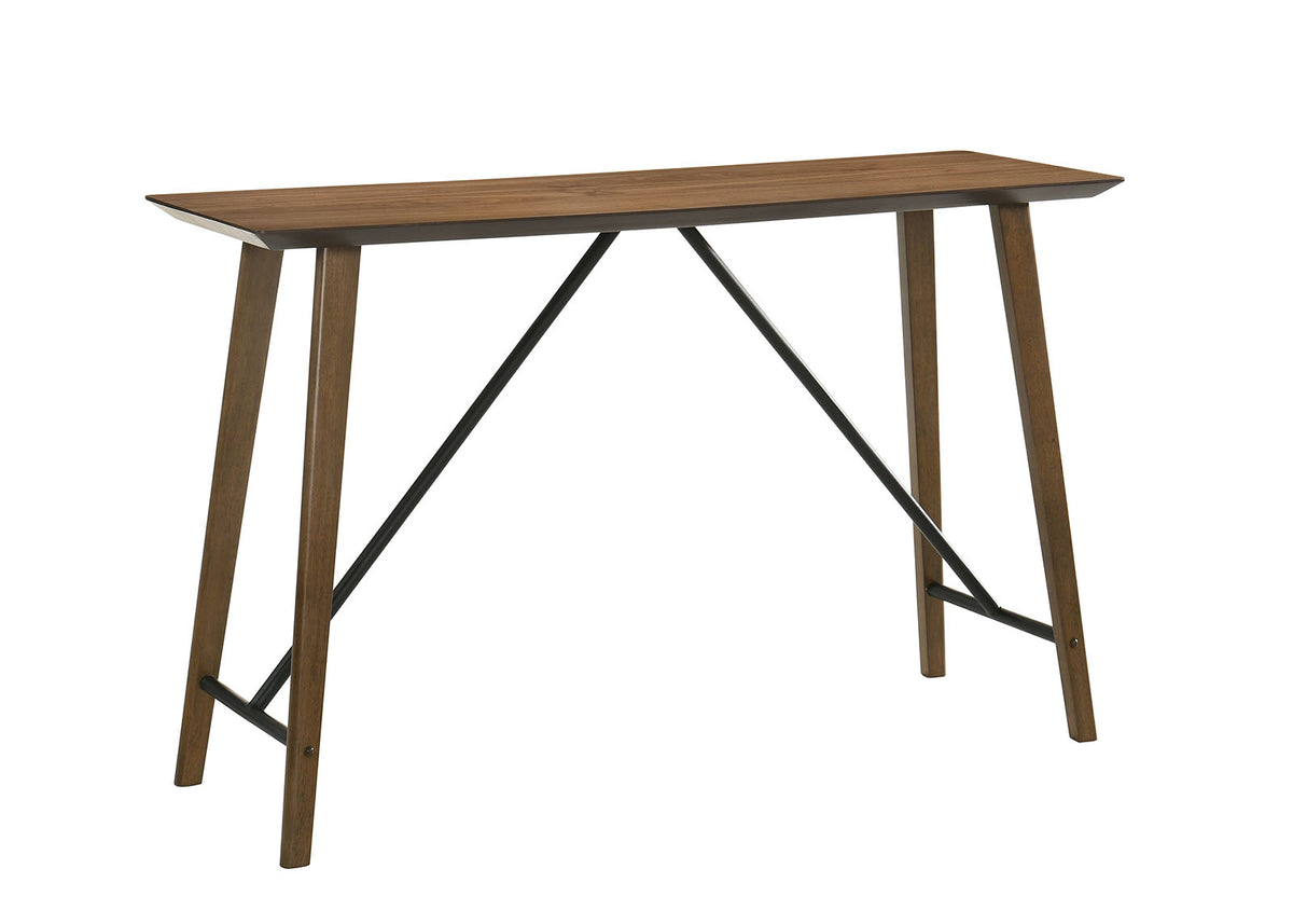 Klamath Walnut 5 Pc Counter Ht Table Set from Furniture of America - Luna Furniture