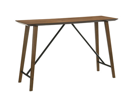 Klamath Walnut 5 Pc Counter Ht Table Set from Furniture of America - Luna Furniture