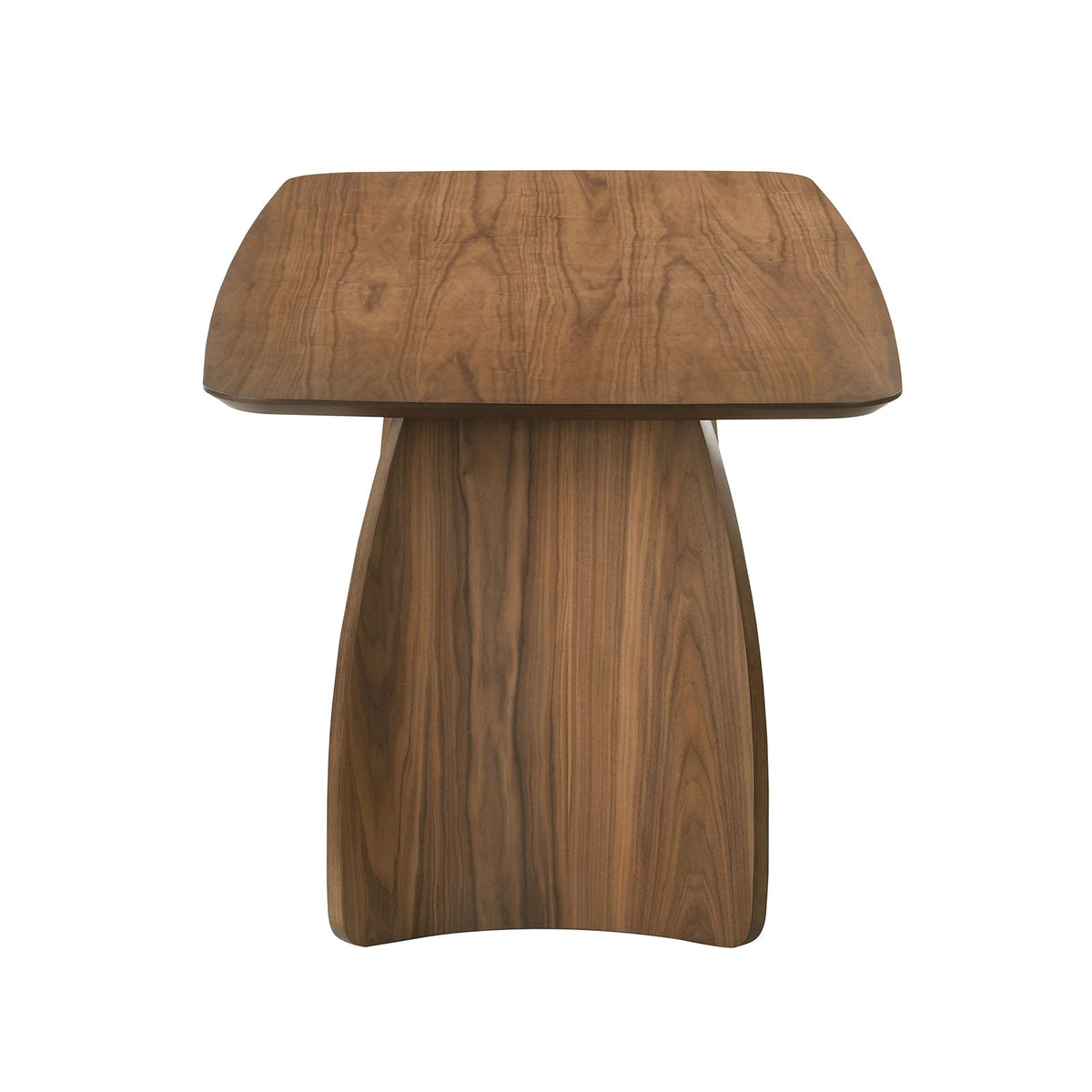 Alnwick Walnut/Beige Dining Table from Furniture of America - Luna Furniture