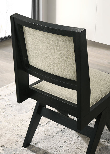Tottenham Black 5 Pc Dining Table Set from Furniture of America - Luna Furniture