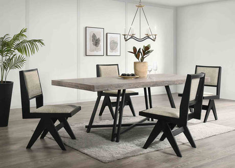 Tottenham Black Side Chair from Furniture of America - Luna Furniture