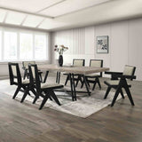 Tottenham Black Arm Chair from Furniture of America - Luna Furniture