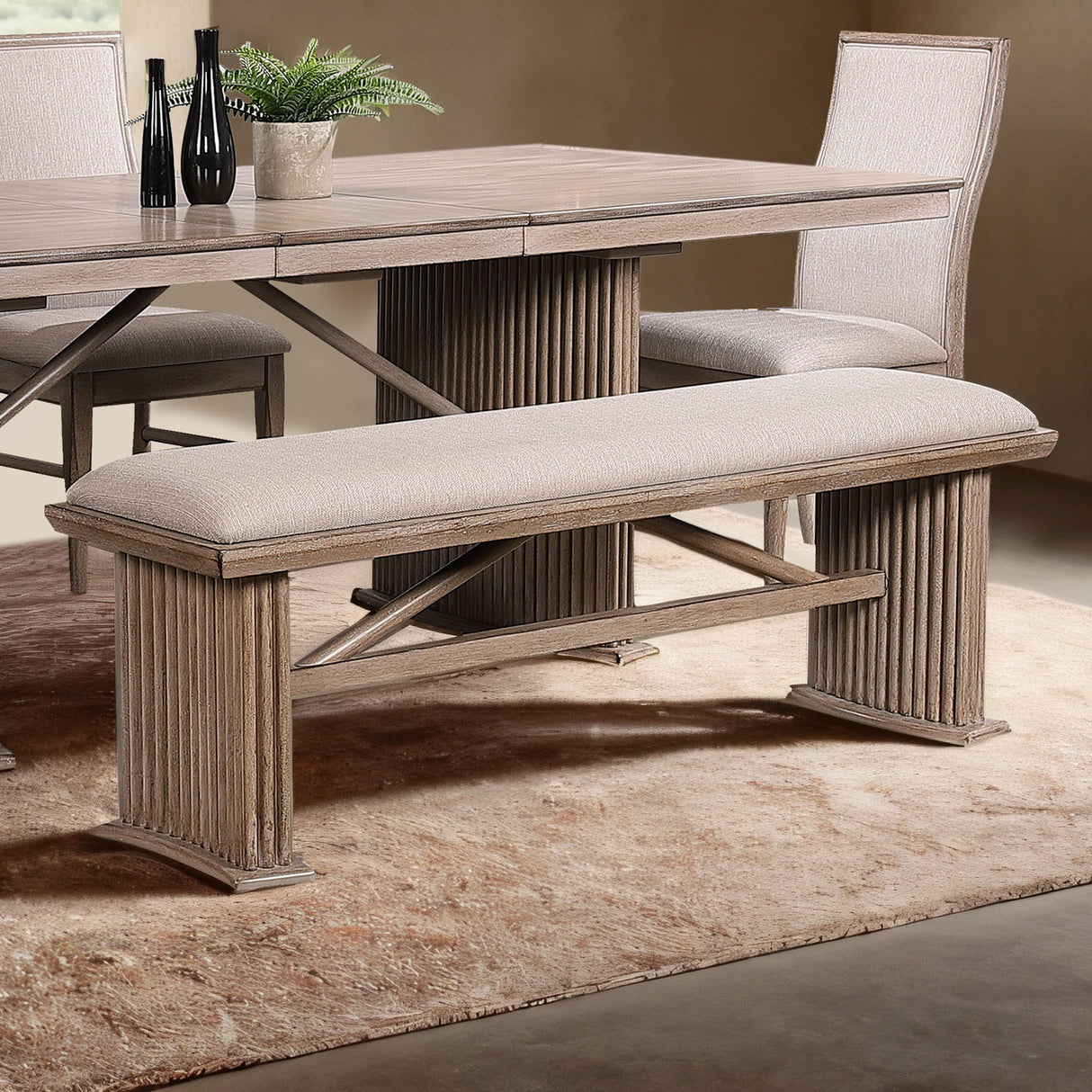 Ellesmere Natural Ash Dining Table from Furniture of America - Luna Furniture
