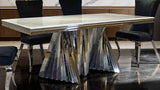 Basilicata Chrome Dining Table