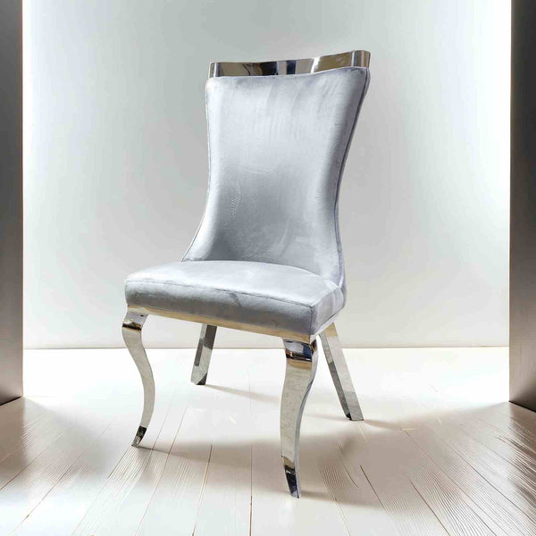 Basilicata Silver/Gray Chair