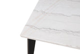Sabro Black/White Square Counter Ht. Table from Furniture of America - Luna Furniture