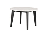 Sabro Black/White Round Dining Table from Furniture of America - Luna Furniture