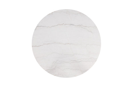 Sabro Black/White Round Dining Table from Furniture of America - Luna Furniture