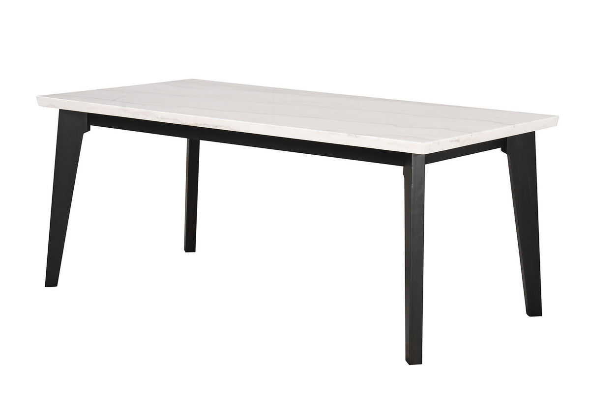 Sabro Black/White 5 Pc Dining Table Set from Furniture of America - Luna Furniture