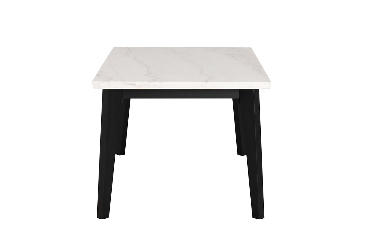 Sabro Black/White Rect Dining Table from Furniture of America - Luna Furniture