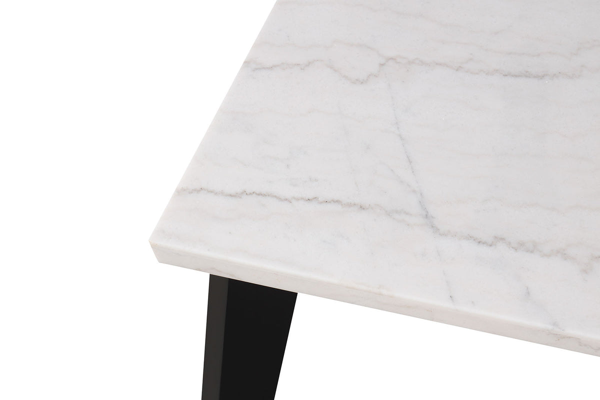 Sabro Black/White Rect Dining Table from Furniture of America - Luna Furniture