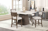 Grasten Dark Walnut Counter Ht. Table from Furniture of America - Luna Furniture
