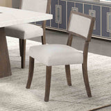 Grasten Dark Walnut 5 Pc Dining Table Set from Furniture of America - Luna Furniture