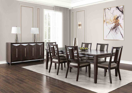 Hinwitz Espresso Dining Table from Furniture of America - Luna Furniture