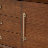 Hepburne Walnut Server from Furniture of America - Luna Furniture