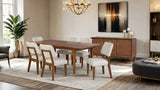 Hepburne Walnut Dining Table from Furniture of America - Luna Furniture