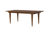 Hepburne Walnut Dining Table from Furniture of America - Luna Furniture