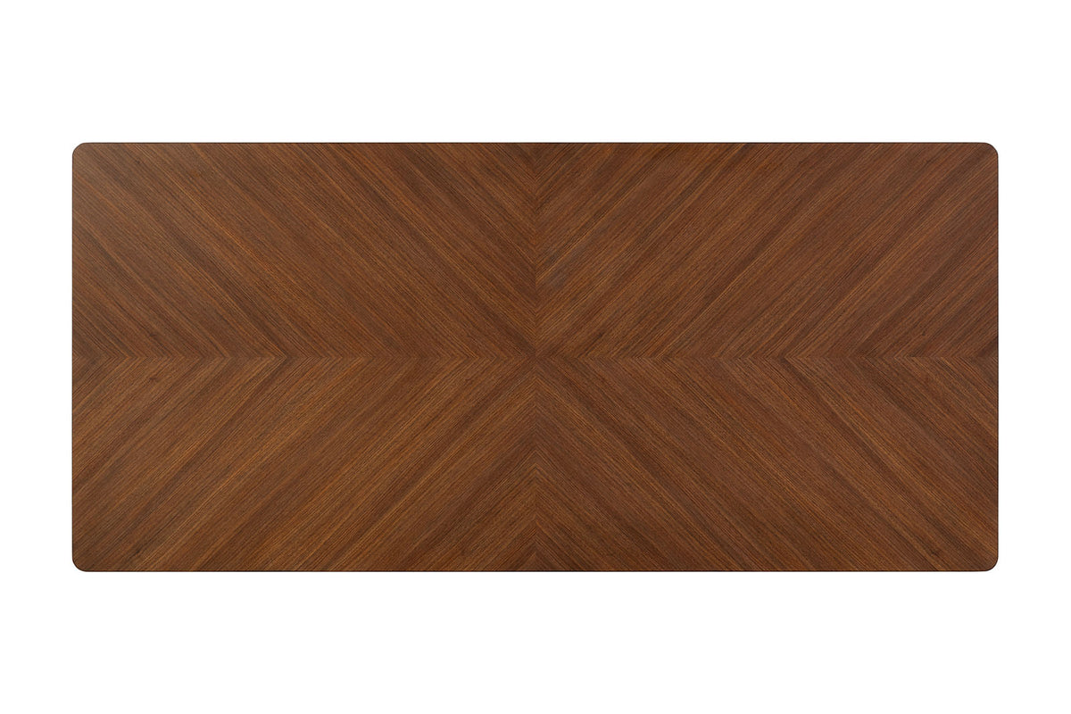 Hepburne Walnut Dining Table from Furniture of America - Luna Furniture