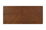 Hepburne Walnut Dining Table from Furniture of America - Luna Furniture