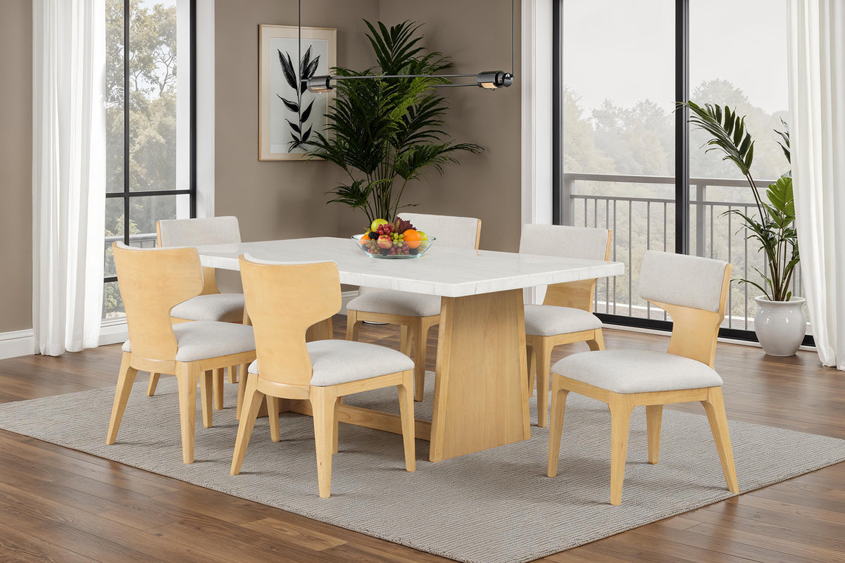 Caerwys Natural Dinning Chair from Furniture of America - Luna Furniture