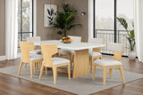 Caerwys Natural Dining Table from Furniture of America - Luna Furniture
