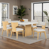 Caerwys Natural Dining Table from Furniture of America - Luna Furniture