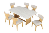Caerwys Natural Dining Table from Furniture of America - Luna Furniture