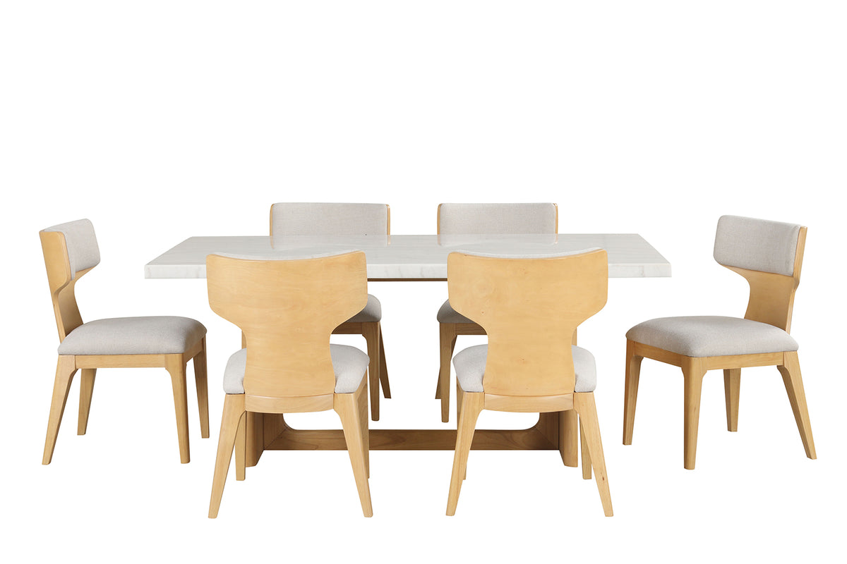 Caerwys Natural Dining Table from Furniture of America - Luna Furniture