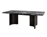Selsey Black 7-Piece Dining Room Set from Furniture of America - Luna Furniture
