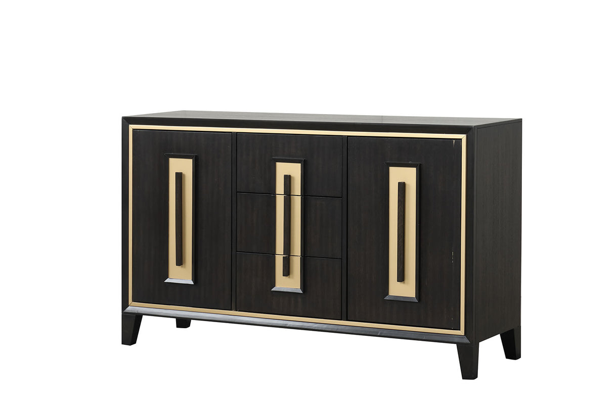 Hagerman Natural Sideboard from Furniture of America - Luna Furniture