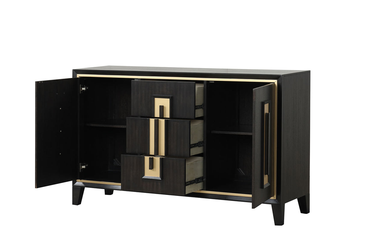 Hagerman Natural Sideboard from Furniture of America - Luna Furniture