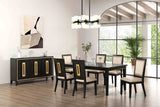 Kenyada Espresso Dining Table from Furniture of America - Luna Furniture