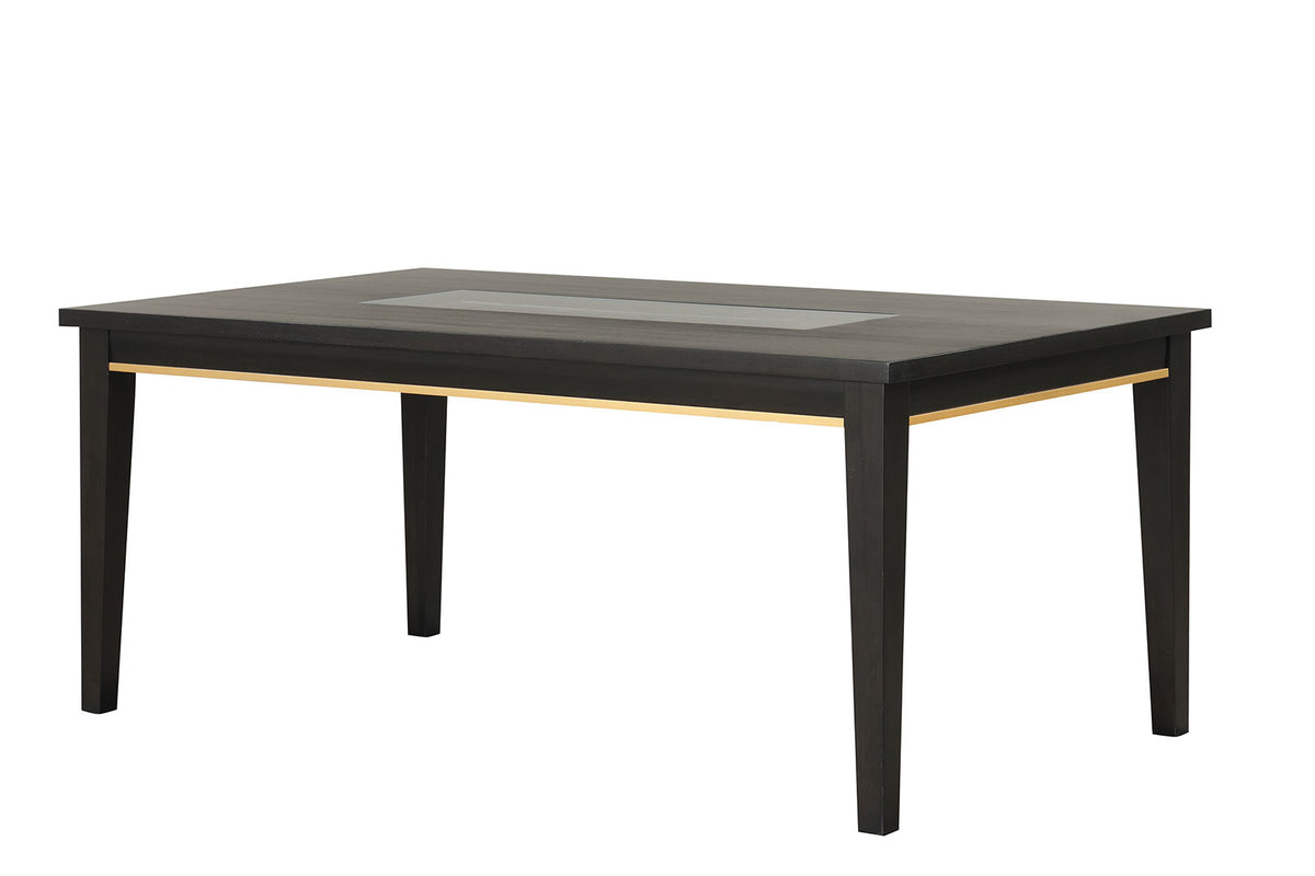 Kenyada Espresso Dining Table from Furniture of America - Luna Furniture