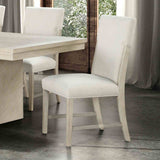 Hagerman Natural 6-Piece Dining Room Set with Bench from Furniture of America - Luna Furniture