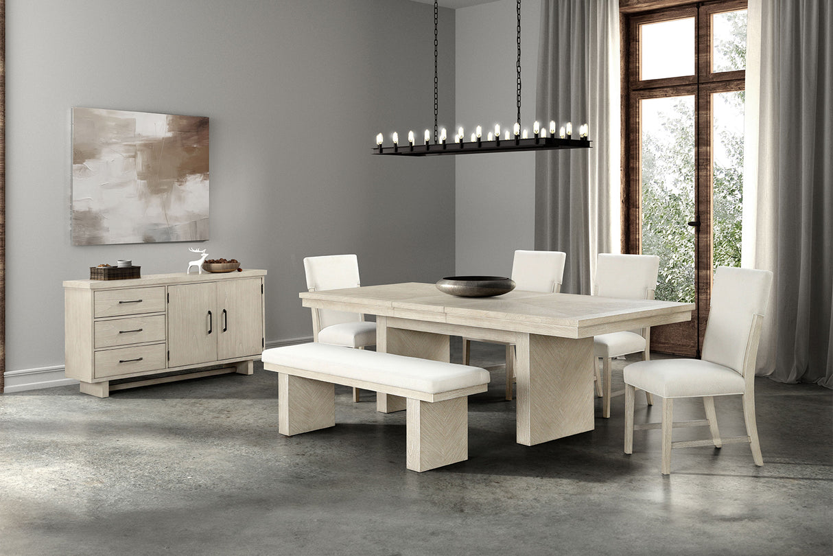 Hagerman Natural Dining Table from Furniture of America - Luna Furniture