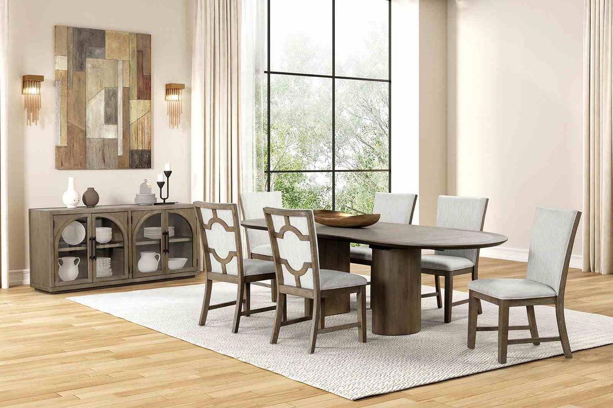 Clements Oak Sideboard from Furniture of America - Luna Furniture