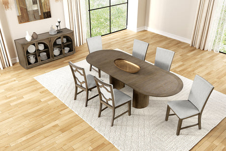 Clements Oak Dining Table from Furniture of America - Luna Furniture