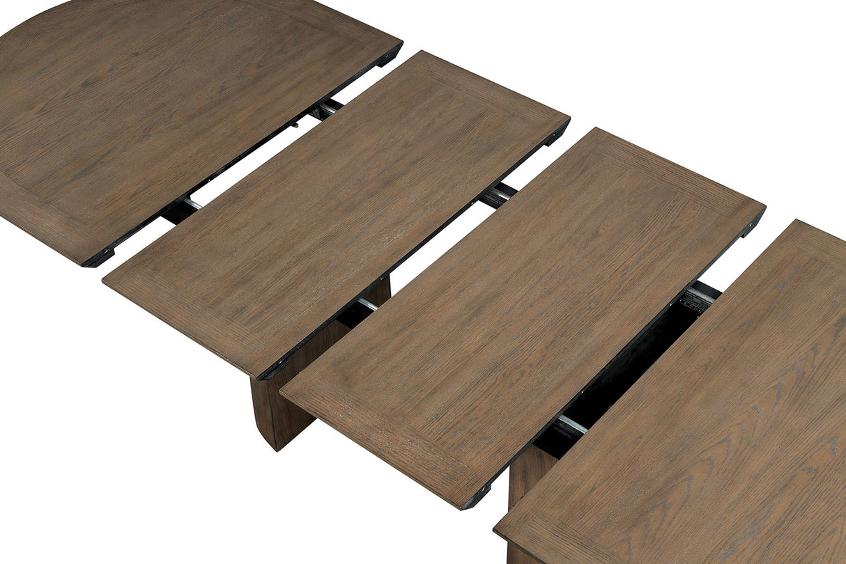 Clements Oak Dining Table from Furniture of America - Luna Furniture