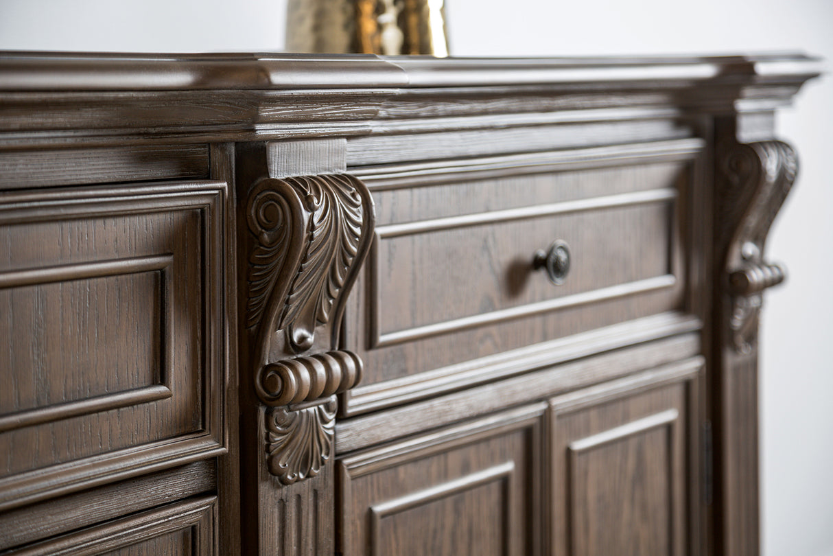 Seven Oaks Weathered Oak Side Board from Furniture of America - Luna Furniture