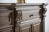 Seven Oaks Weathered Oak Side Board from Furniture of America - Luna Furniture