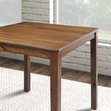 Lubbock Walnut 5-Piece Counter Hight Set from Furniture of America - Luna Furniture