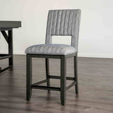 Potton Gray 7-Piece Counter Hight Set from Furniture of America - Luna Furniture