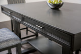 Potton Gray 7-Piece Counter Hight Set from Furniture of America - Luna Furniture