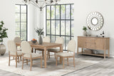 Rheinfall Natural/Beige Server from Furniture of America - Luna Furniture