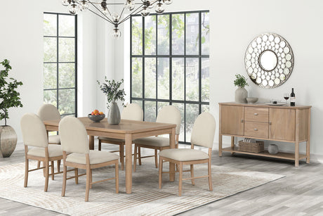 Rheinfall Natural/Beige Server from Furniture of America - Luna Furniture