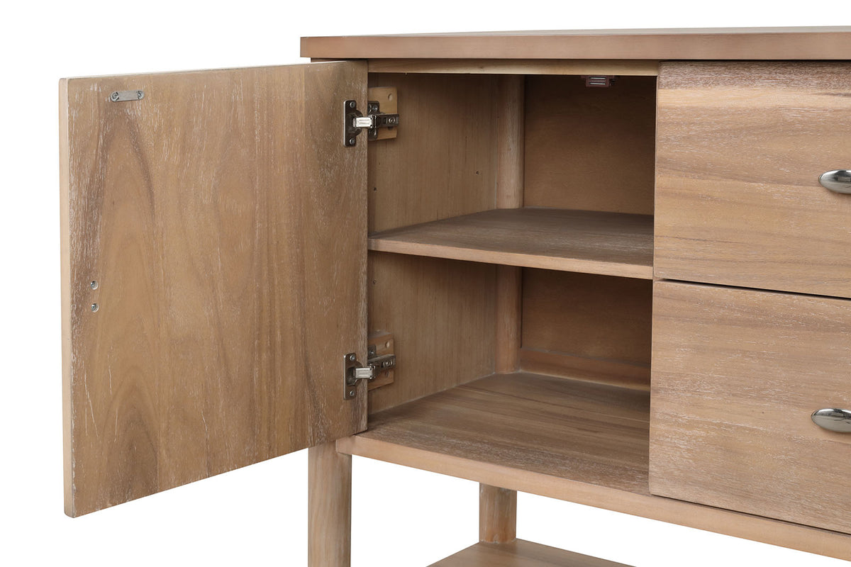 Rheinfall Natural/Beige Server from Furniture of America - Luna Furniture