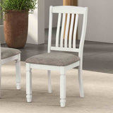 Pendola Rustic White 7-Piece Dining Room Set from Furniture of America - Luna Furniture