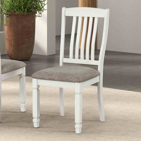 Pendola Rustic White 7-Piece Dining Room Set from Furniture of America - Luna Furniture